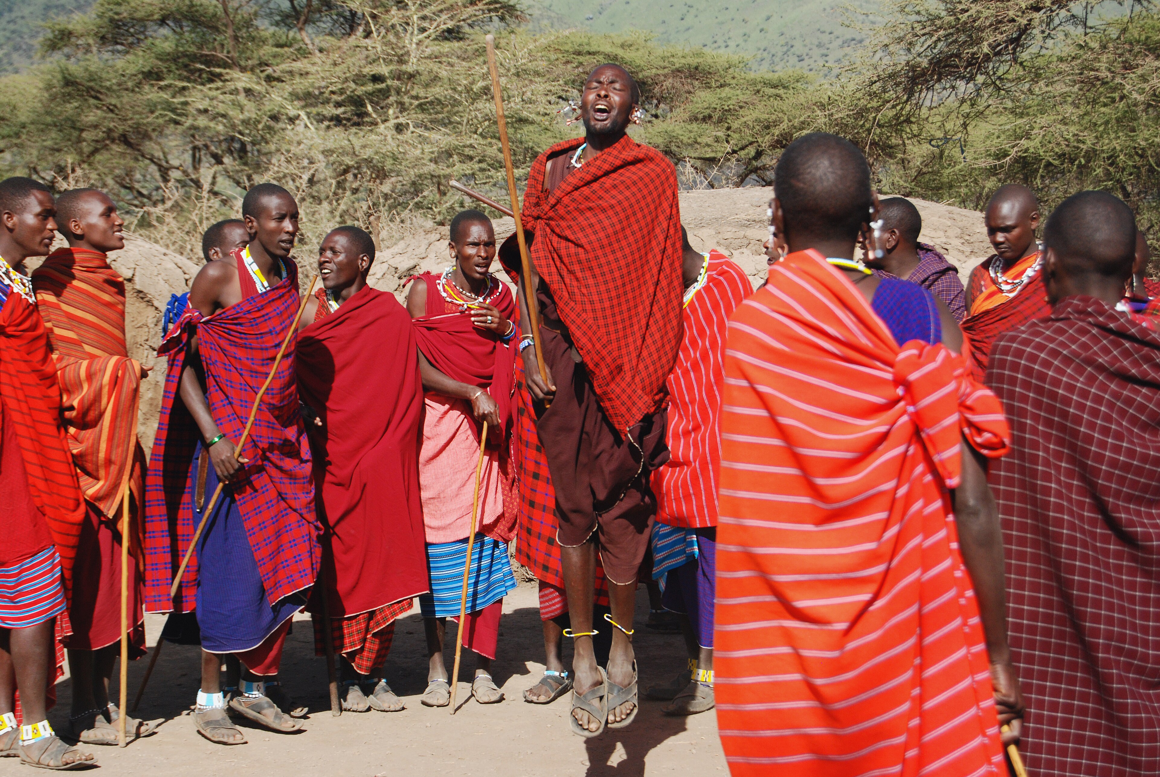 Maasai culture portrait
